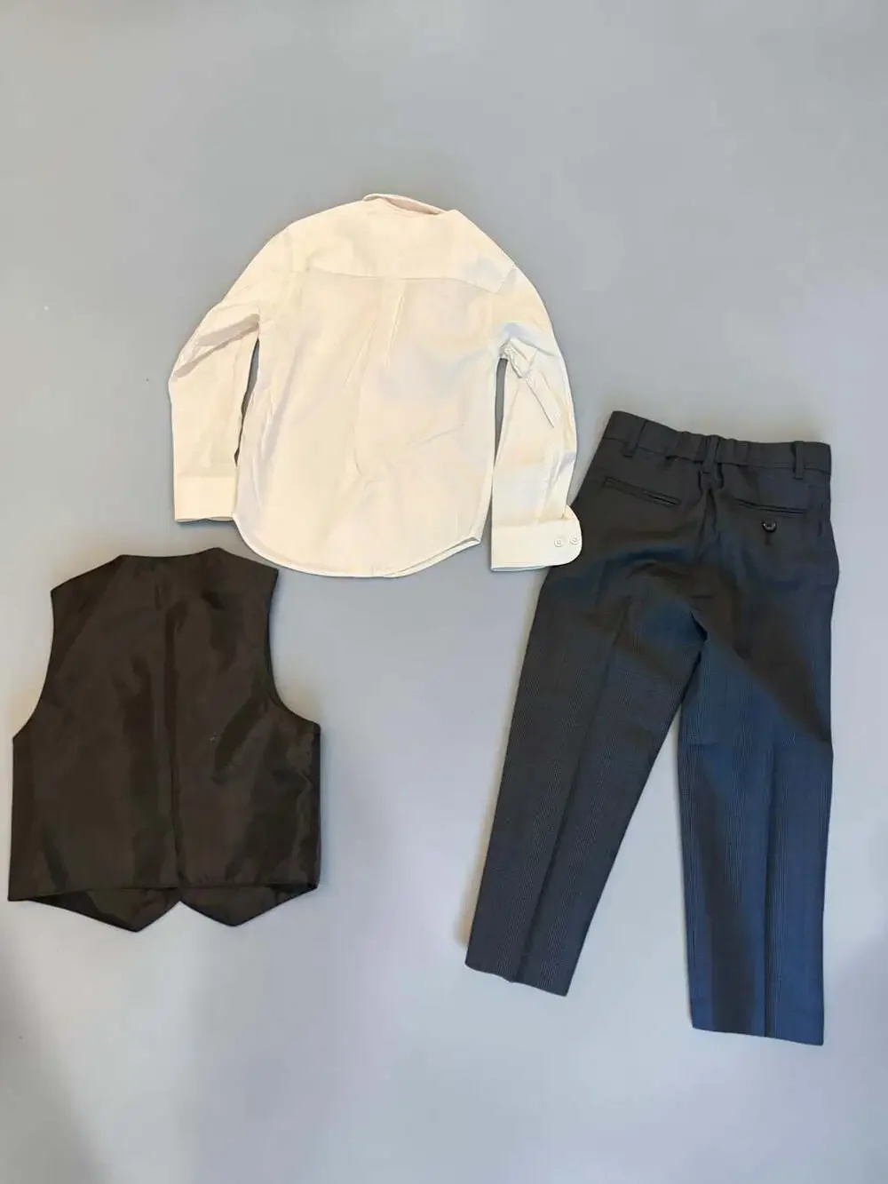 Class Club Gold Label Vest Pants Outfit Set and IZOD dress shirt Size XXS 4-5